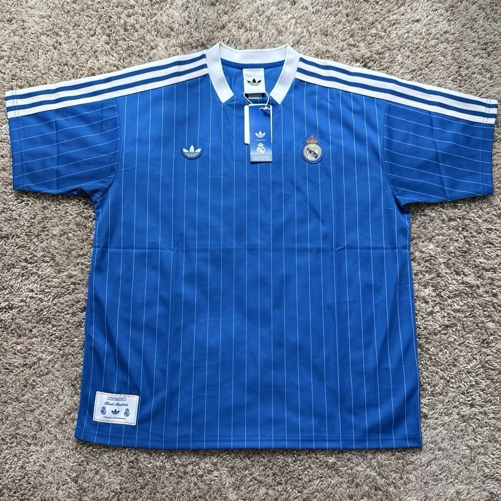Brand New With Tags adidas Originals Real Madrid Terrace Icons Jersey - Size M